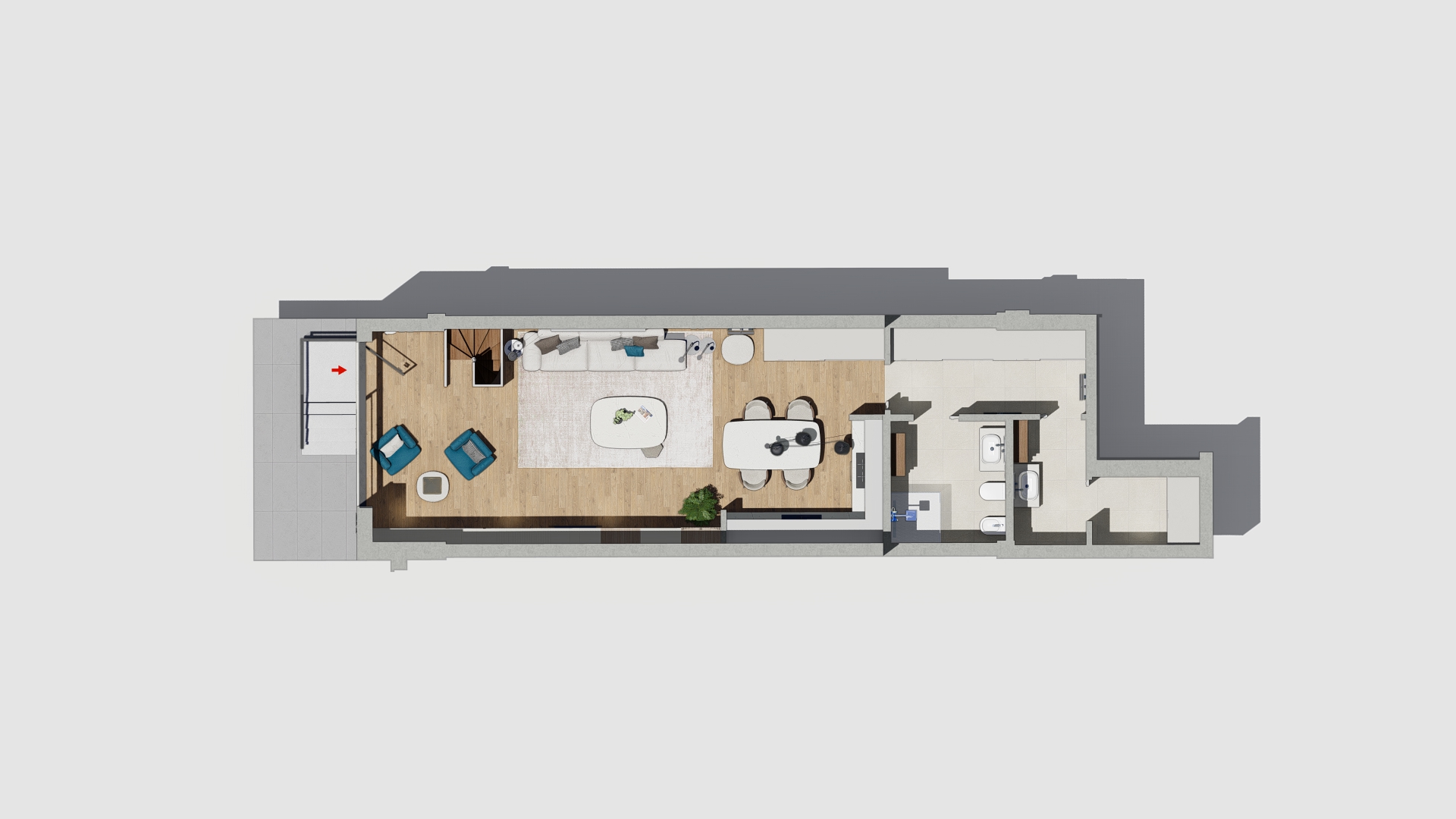 pianta loft D